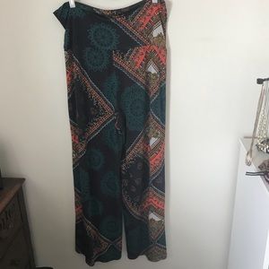 Bobbie Brooks Palazzo Pants size 1X Navy Blue